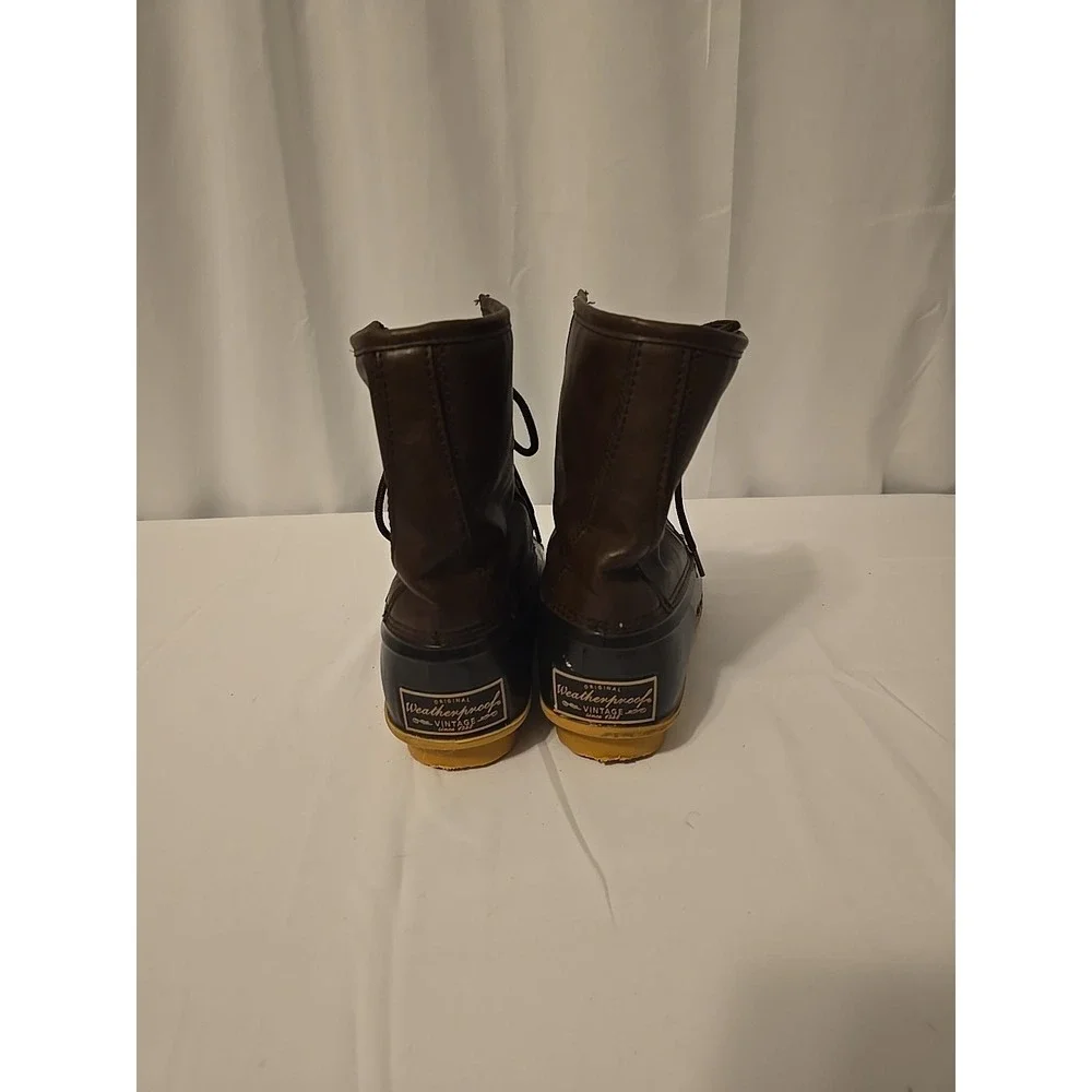 Weatherproof Vintage Men's Adam Brown Duck Boots Shoes Size 8 M